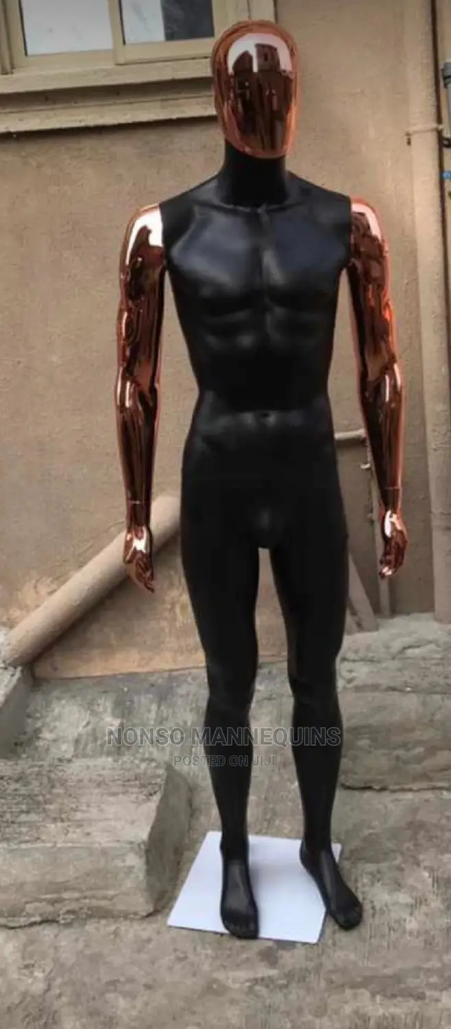 Matt Black Rose Gold Body Combination Male Mannequin