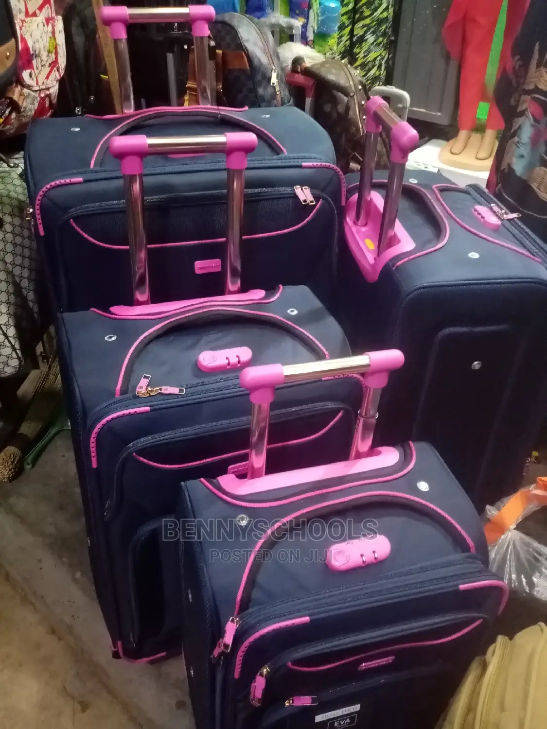 Set of 4 EVA Traveling Luggage Boxes