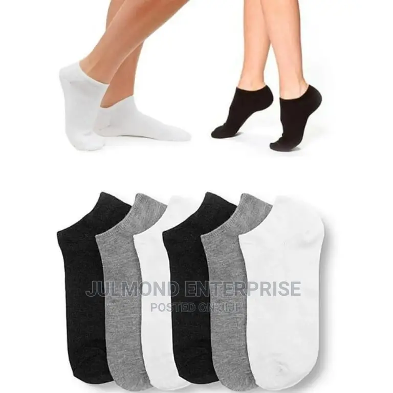 12 Pcs No Show Adult Socks