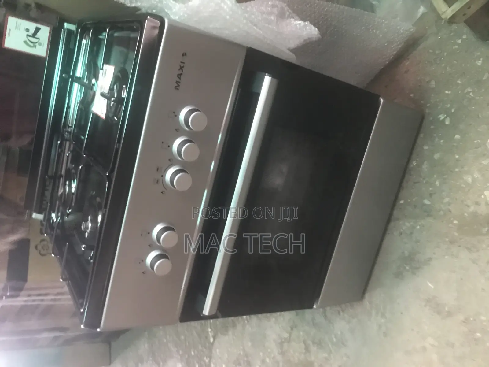 4 Burner Standing Gas Cooker. 60x60. Maxi
