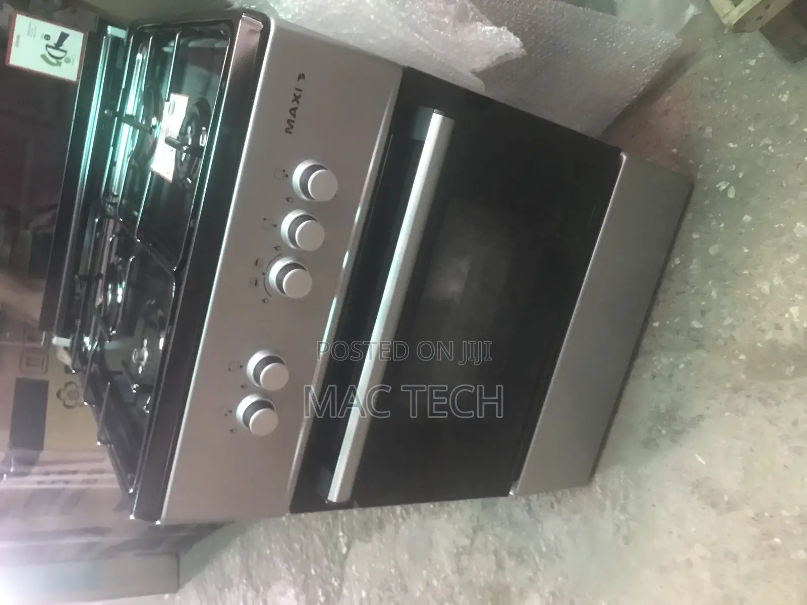 Maxi 4 Burner Gas Cooker. All Round Gas 60x60. Grey