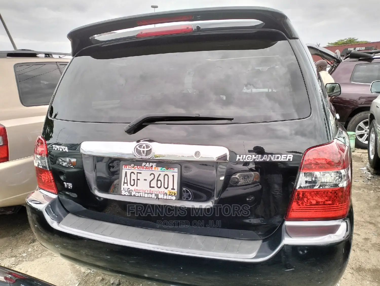 Toyota Highlander Limited V6 2005 Black