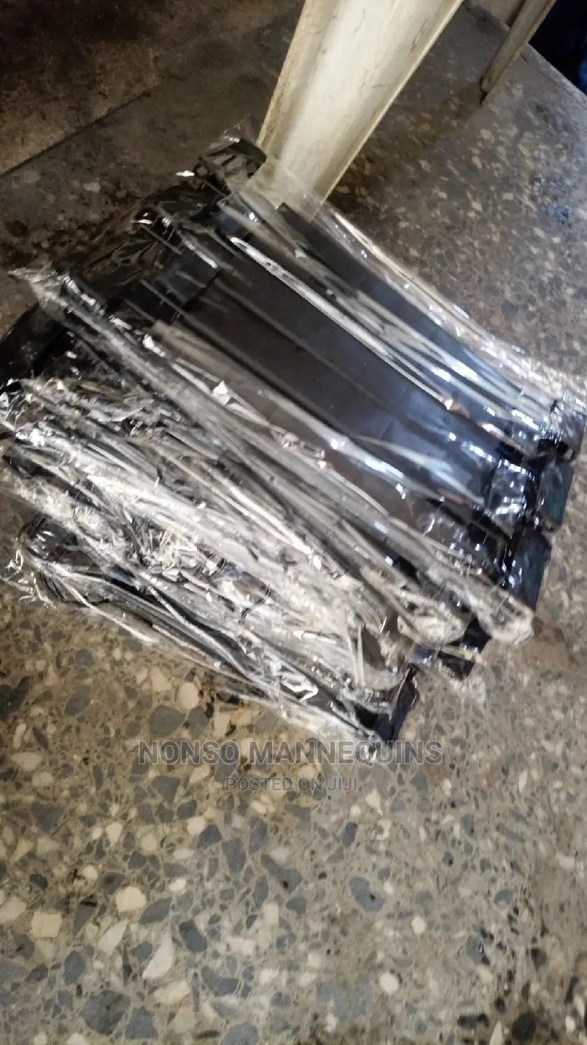 Seta Of Black Clip Clothes Hangers