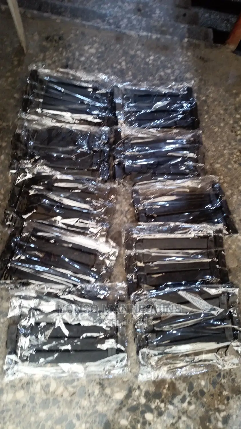 Seta Of Black Clip Clothes Hangers