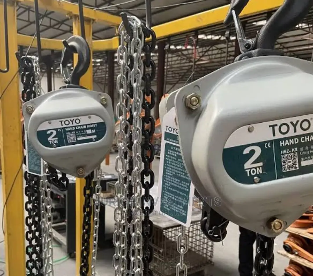 Toyo 2 Ton X 6meter Manual Lifting Hoist Chain Pulley Block