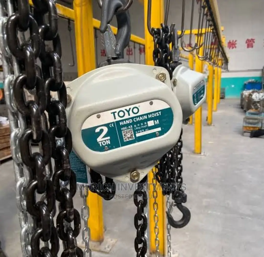 Toyo 2 Ton X 6meter Manual Lifting Hoist Chain Pulley Block