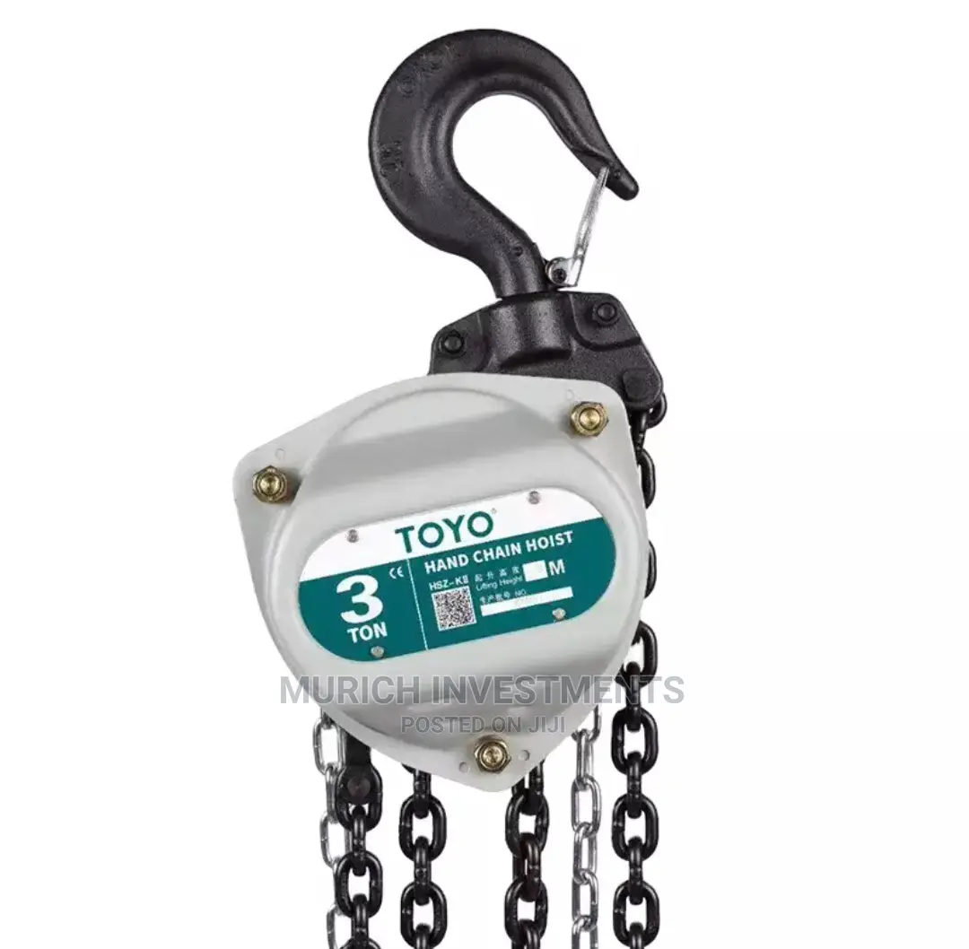 Toyo 3 Ton X 3meter Manual Lifting Hoist Chain Pulley Block