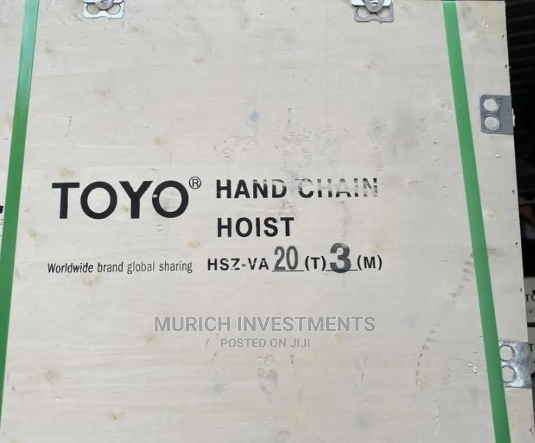 Toyo 20 Ton X 3meter Manual Lifting Hoist Chain Pulley Block