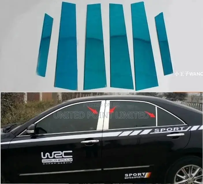 Window Piller Chrome for Cars