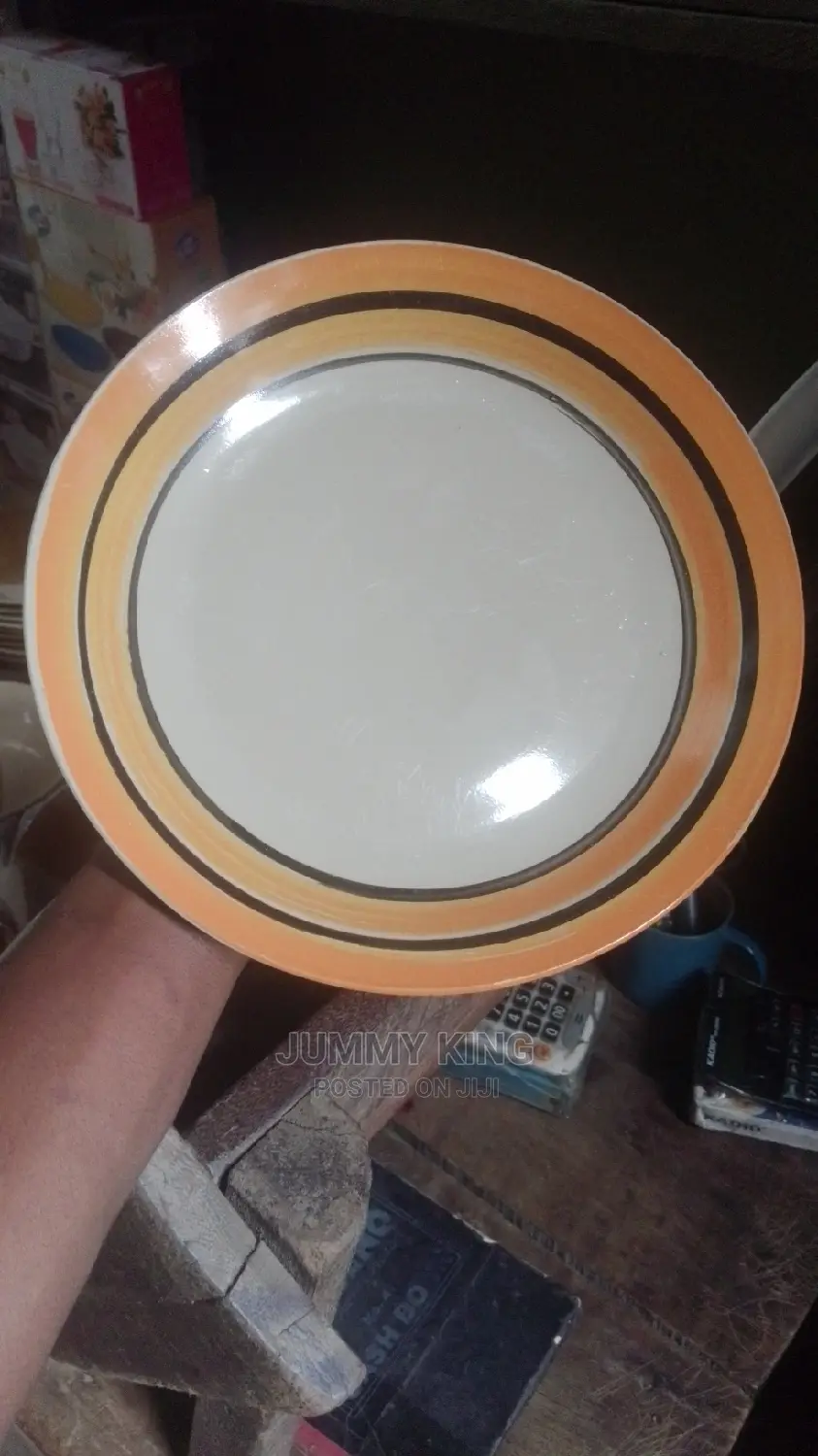 12 Pieces Ceramic Flat Plates
