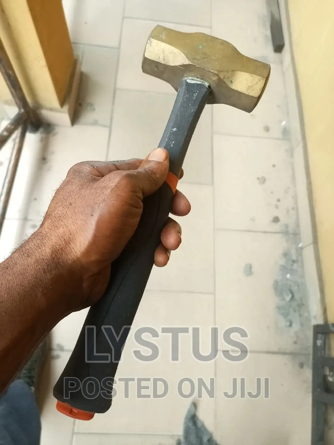 3kg Brass, Non-Spark Hammer (Short Handle)