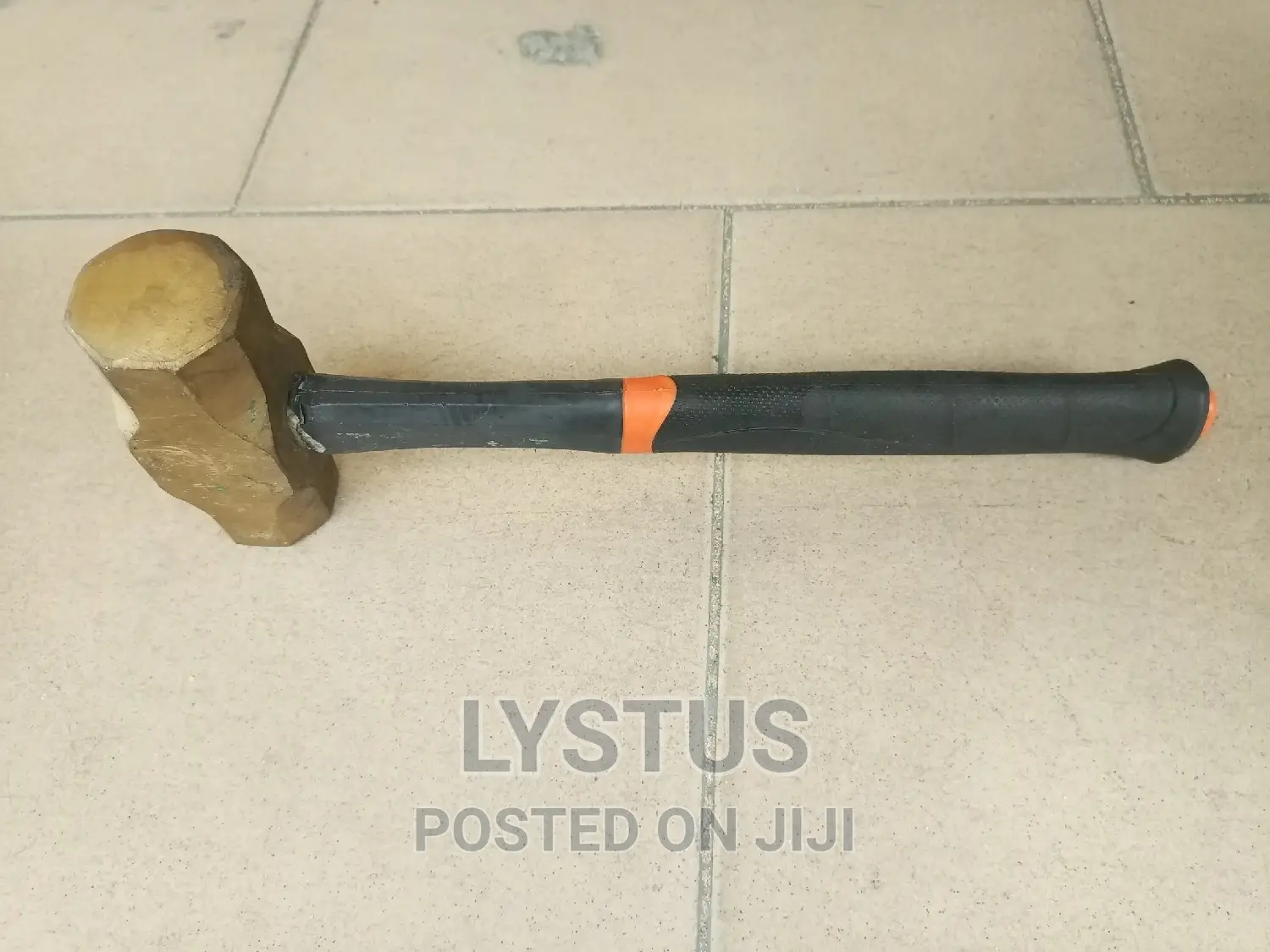 3kg Brass, Non-Spark Hammer (Short Handle)