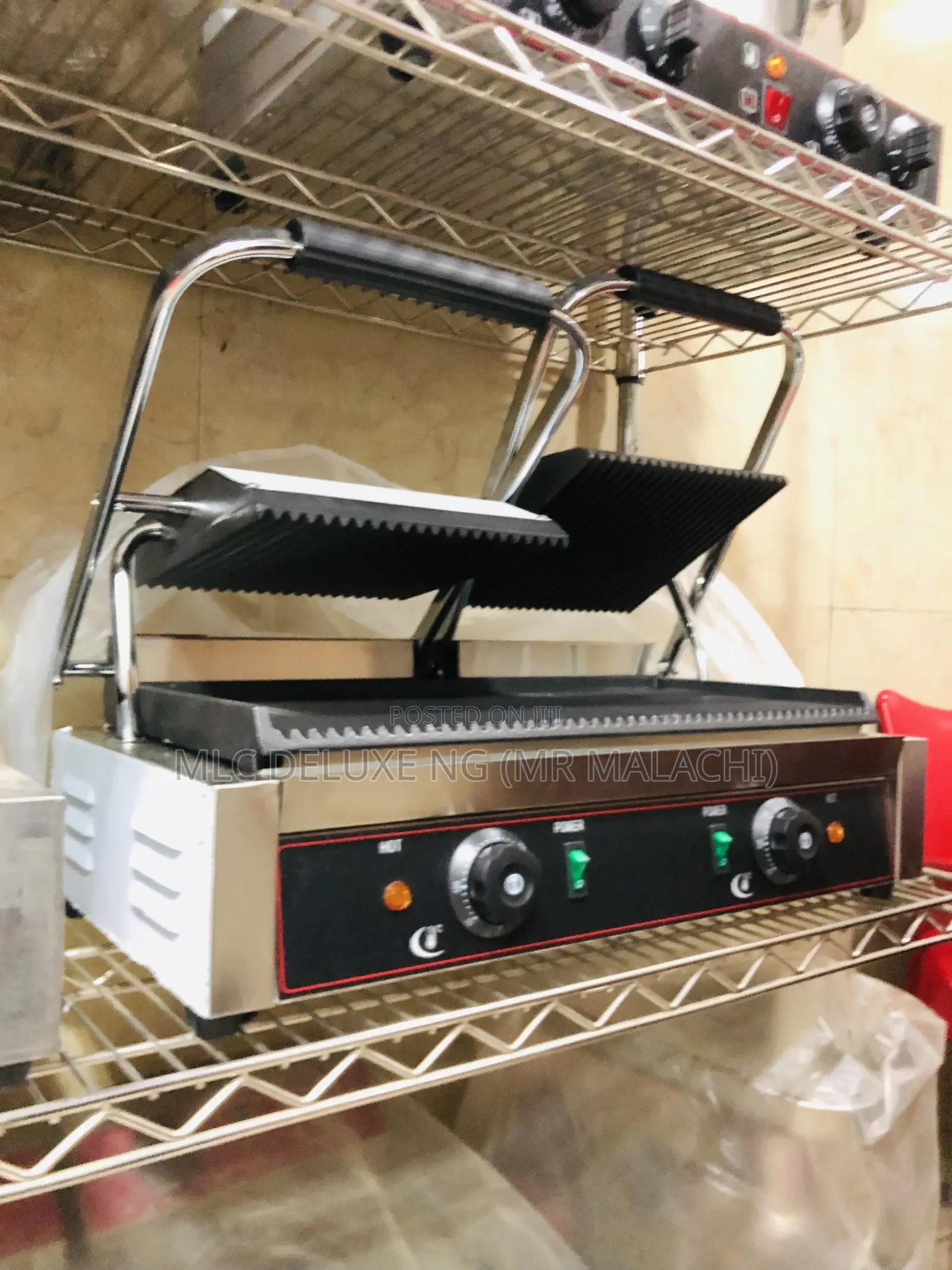 DOUBLE Electric Shawarma Toaster/Multi Purpose Contact Grill