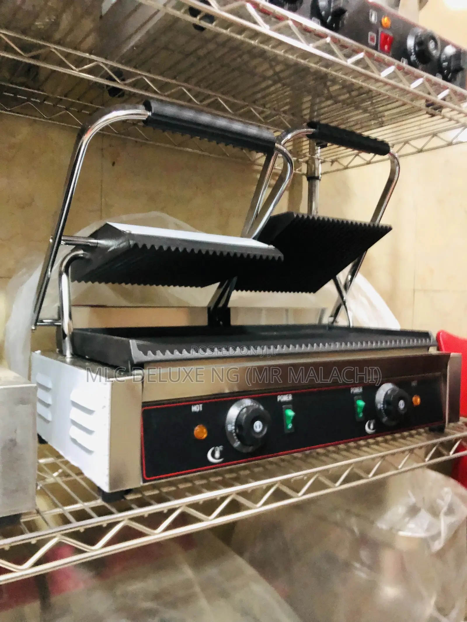DOUBLE Electric Shawarma Toaster/Multi Purpose Contact Grill