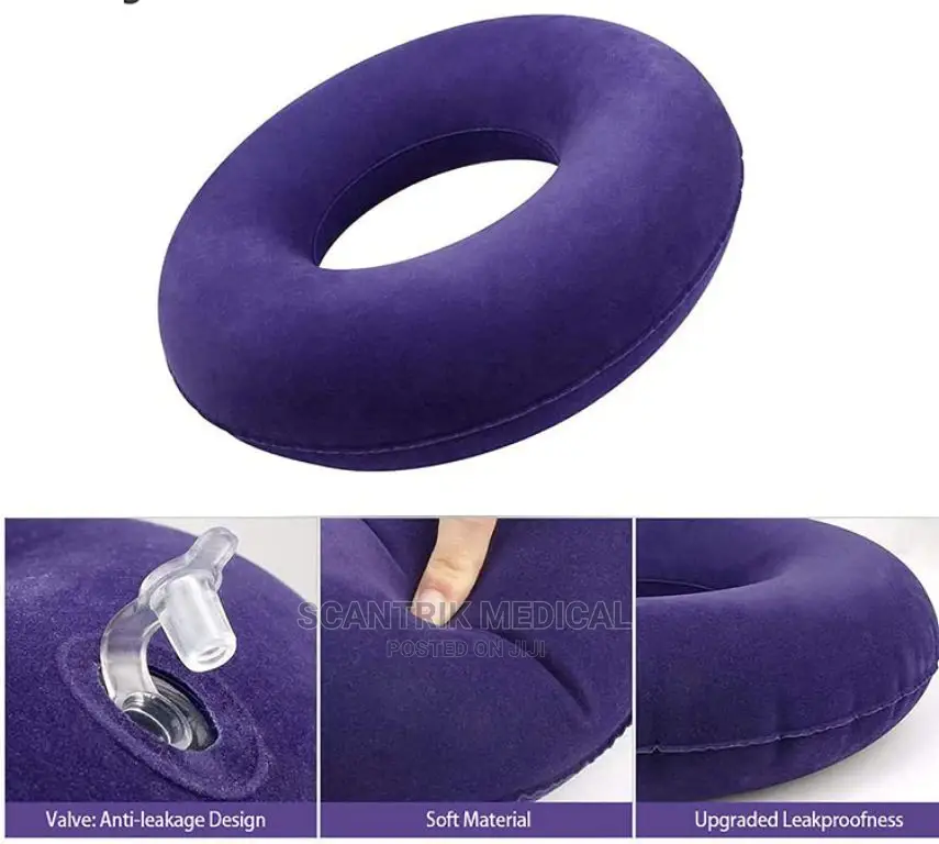 Donut Seat Cushion With Air Pump Hemorrhoid Treatment