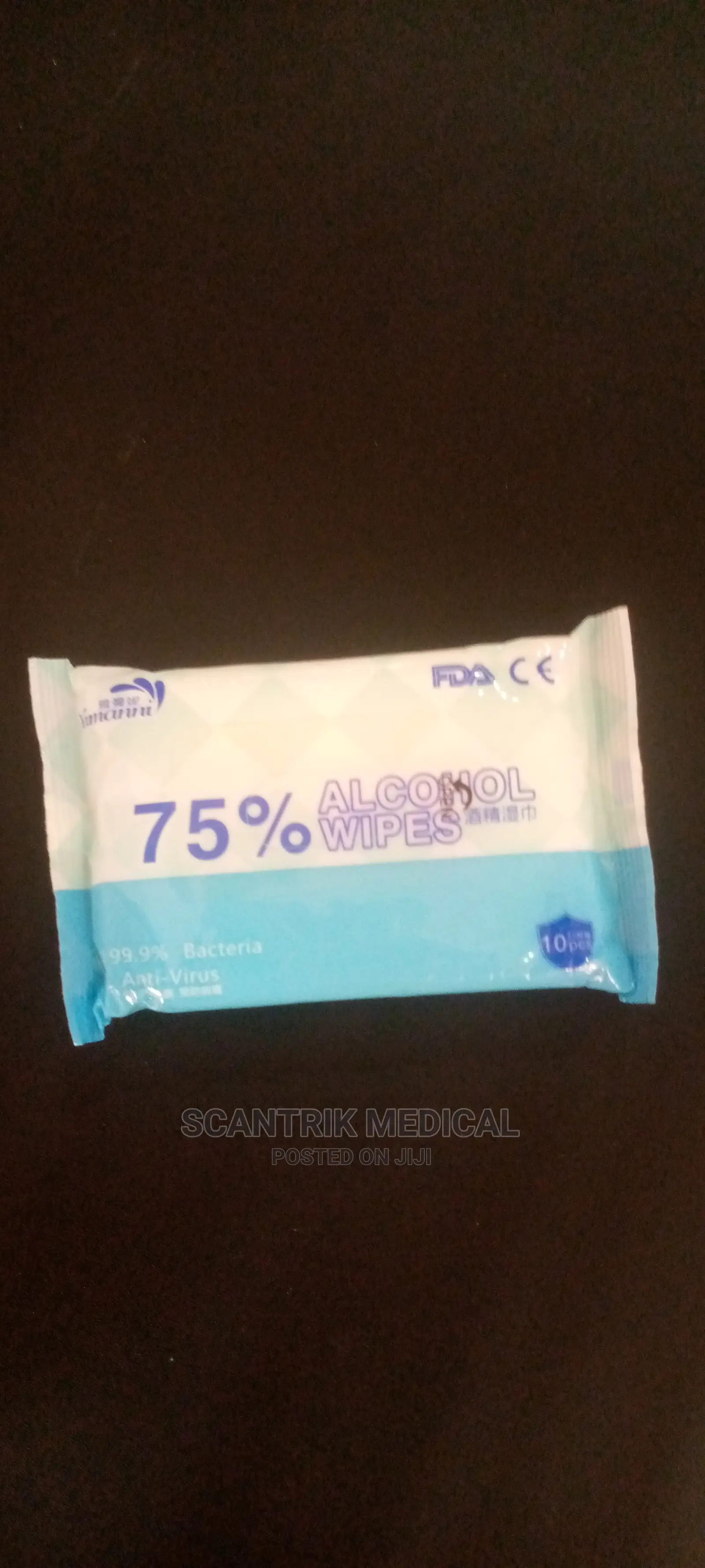 Anti-Bacterial Hand Wipes for Hands Protected