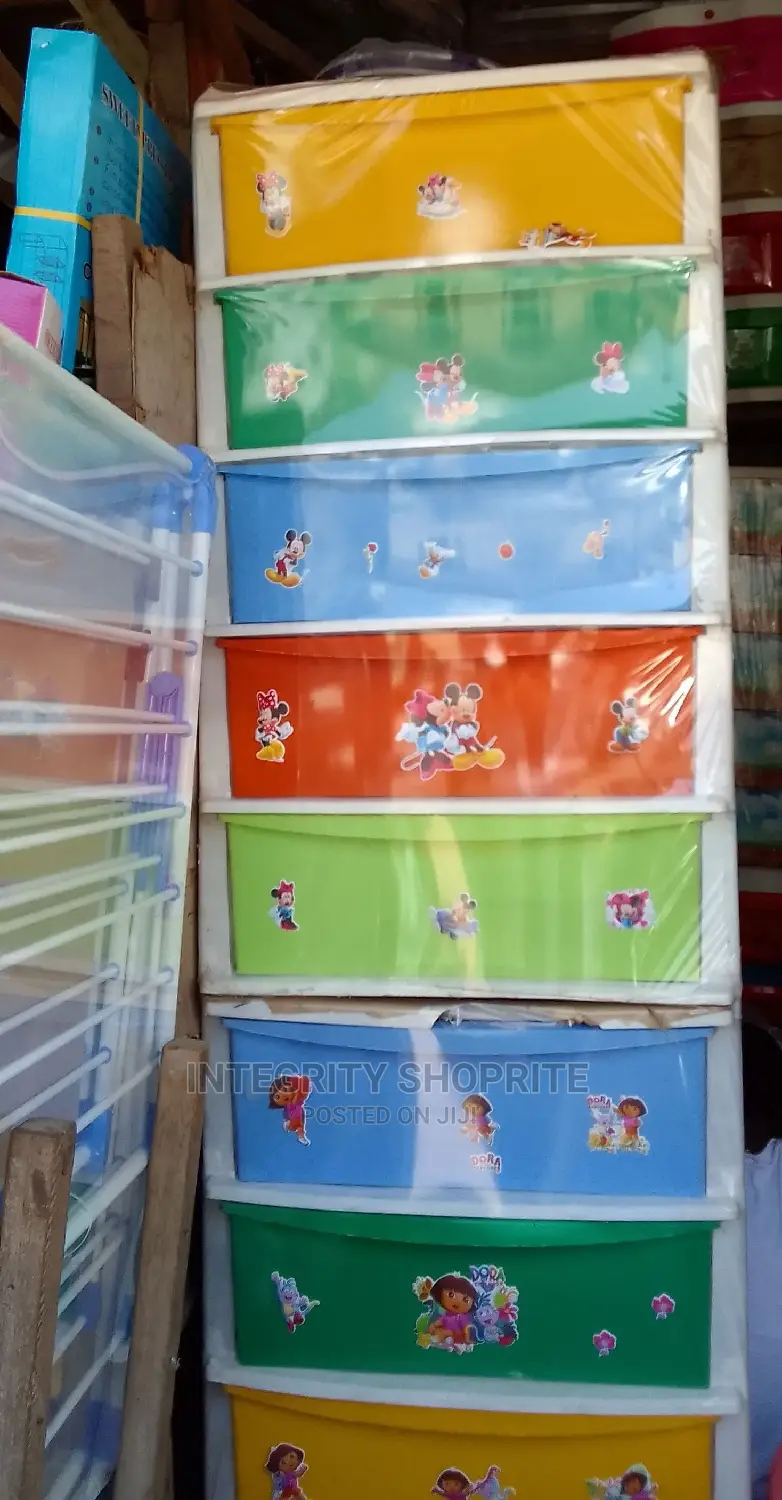 Angel 4 Steps Plastic Baby Wardrobe