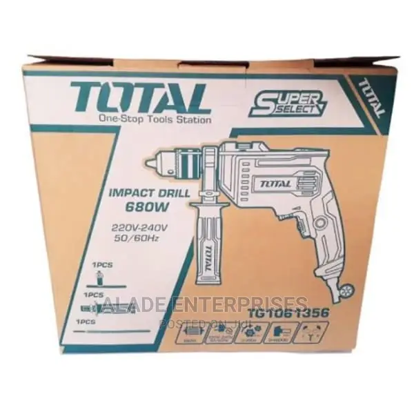 Total Super Select Impact Drill - 680w - Tg1061356