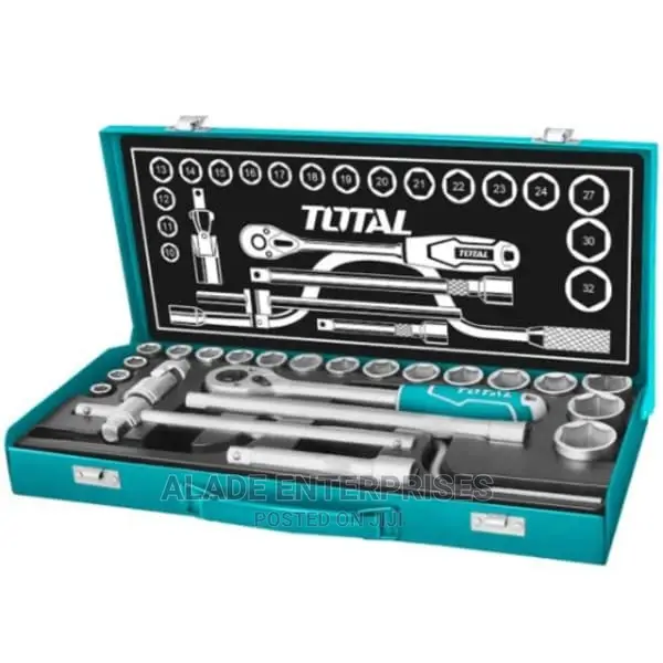 TOTAL 24 PCS 1/2" Socket Set - Hkts0243