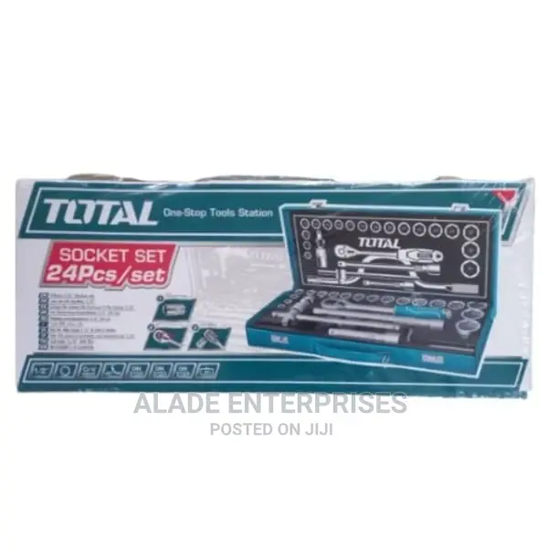 TOTAL 24 PCS 1/2" Socket Set - Hkts0243