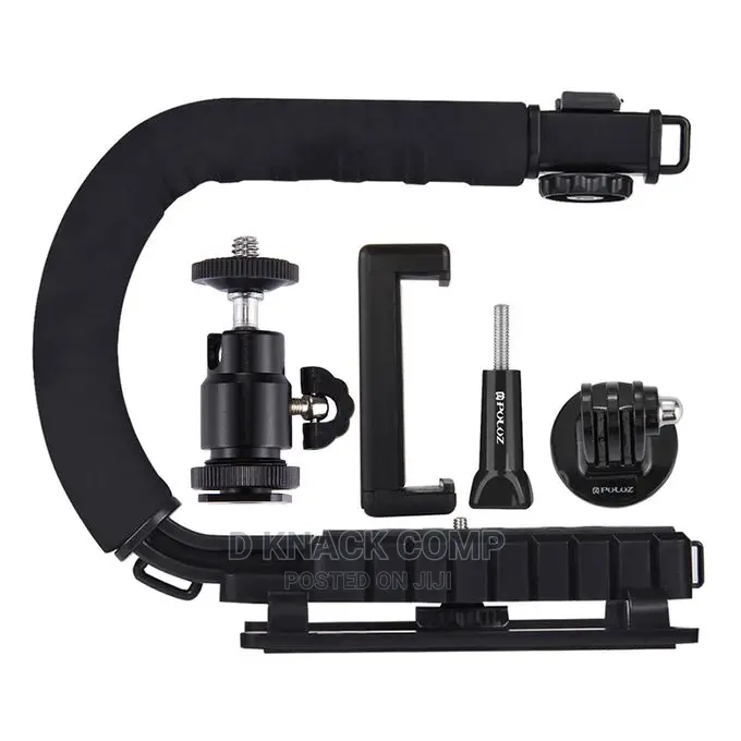 U-Shaped Action Camera Stabilizing Handle Bracket Holder