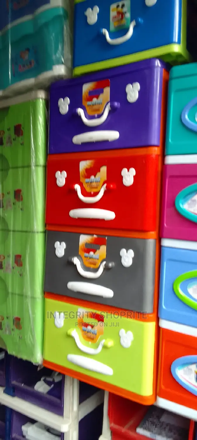 Plastic Children Baby Wardrobe - Multicolour