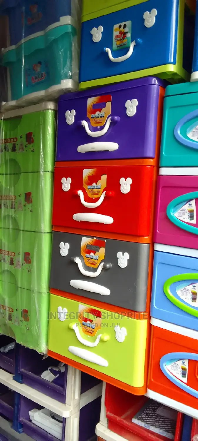 Plastic Children Baby Wardrobe - Multicolour