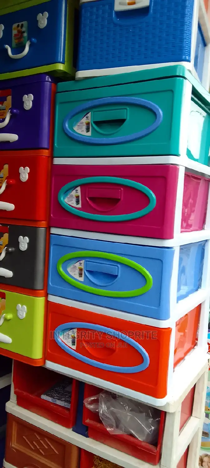 Plastic Storage Cabinet/Drawer for Kids- Multicolor