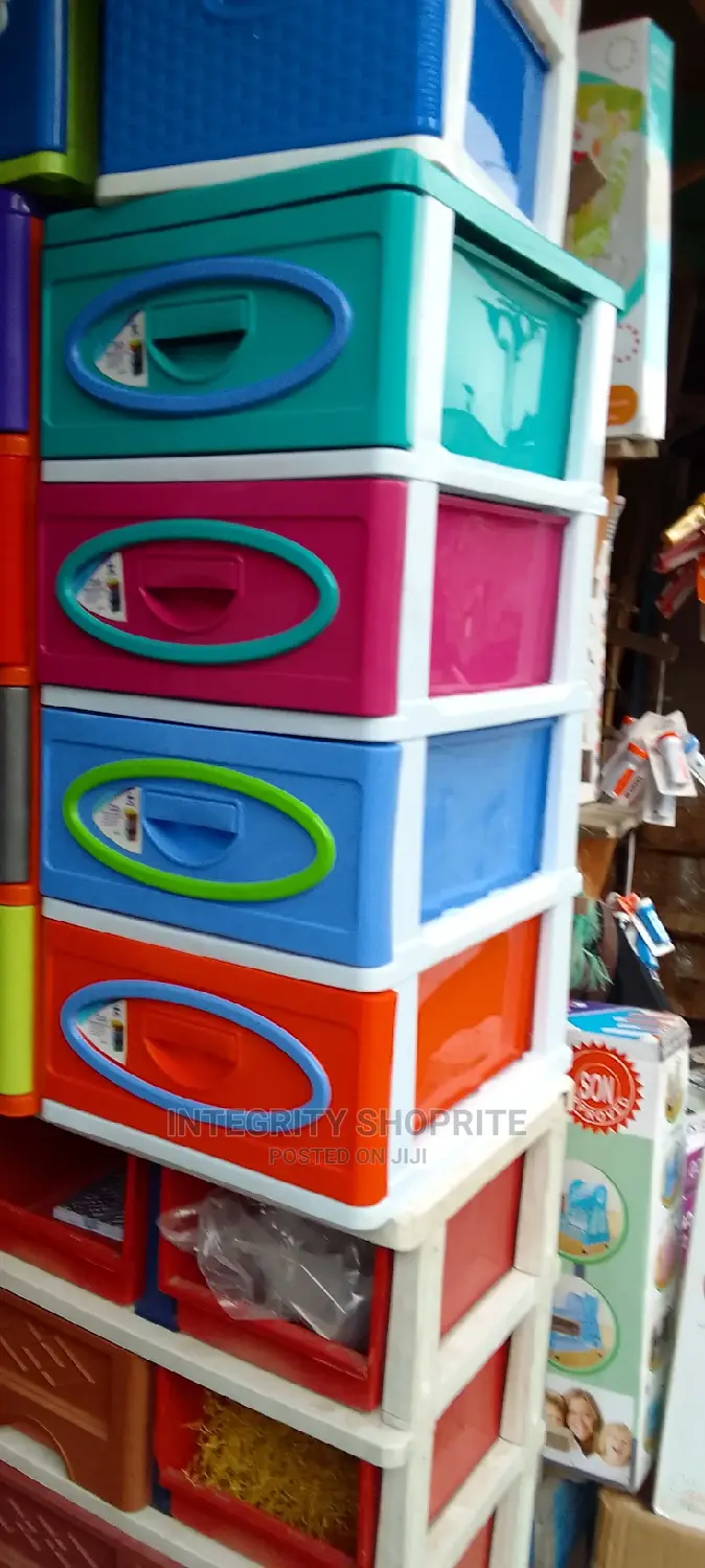 Plastic Storage Cabinet/Drawer for Kids- Multicolor