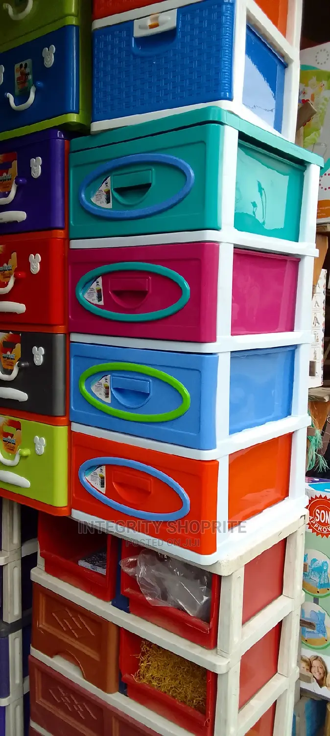 Plastic Storage Cabinet/Drawer for Kids- Multicolor