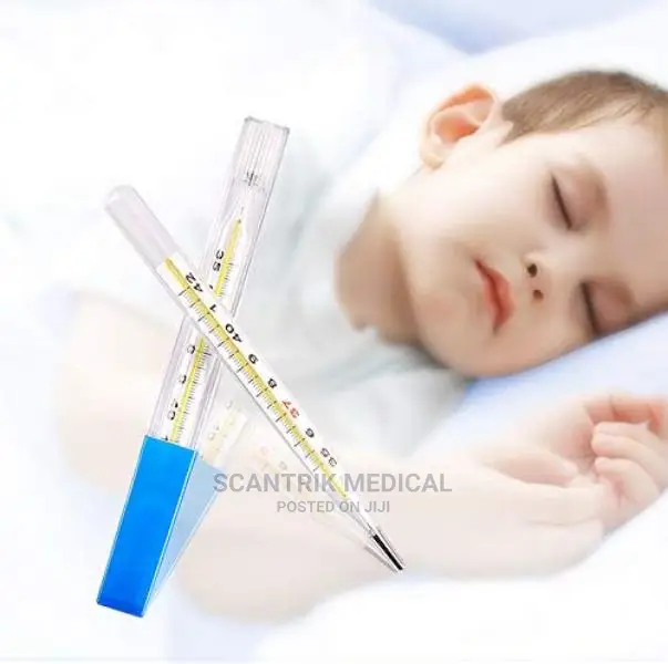 Portable Analog Mercury Thermometer for Temperature Check
