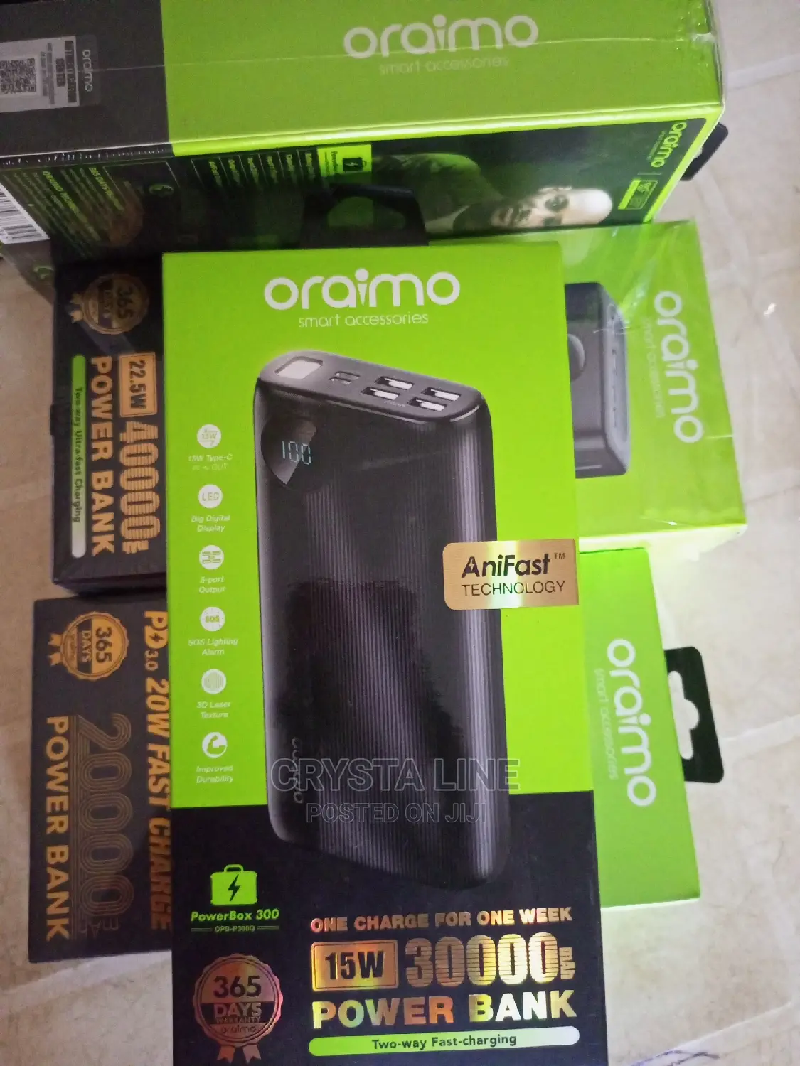 Original 30000 Oraimo Power Bank