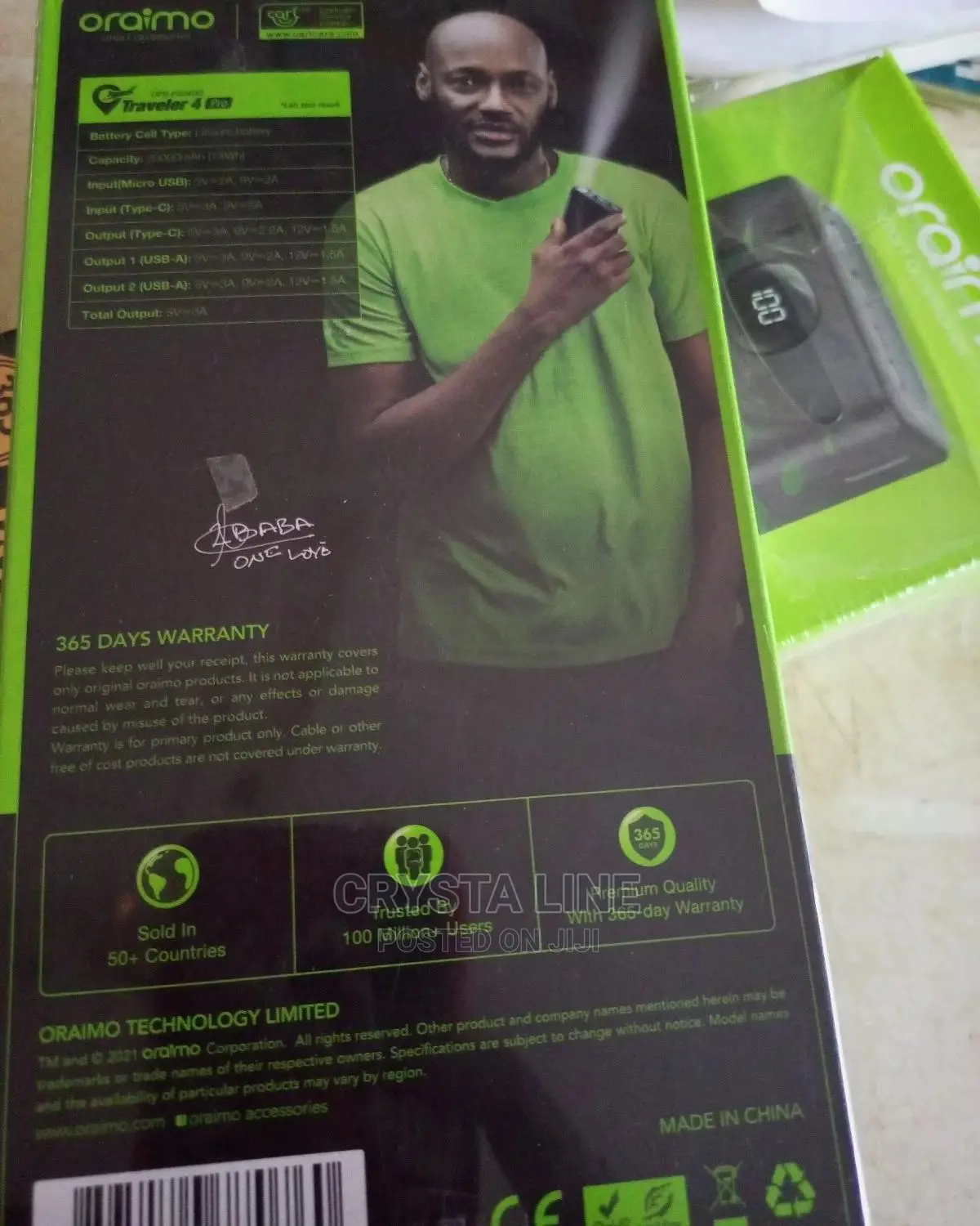Original 20000 Oraimo Power Bank