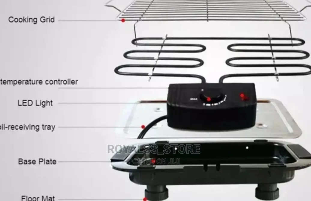 2000w Electric Smokeless BBQ Grill