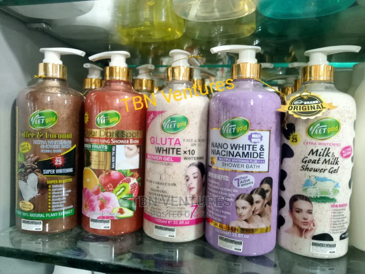 Veet Gold Shower Gel Varieties