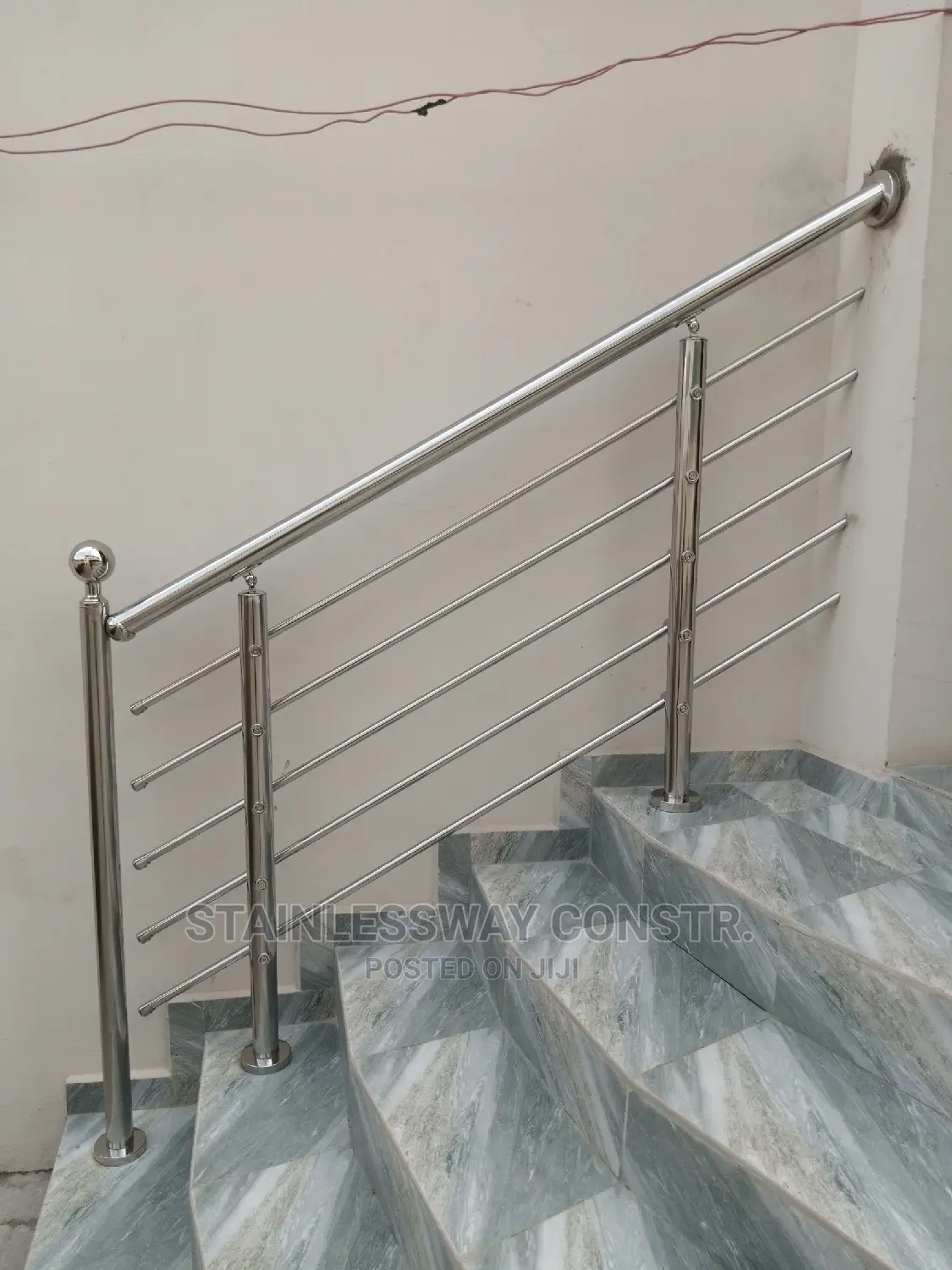 Stainless Railing Entrance at Jabi