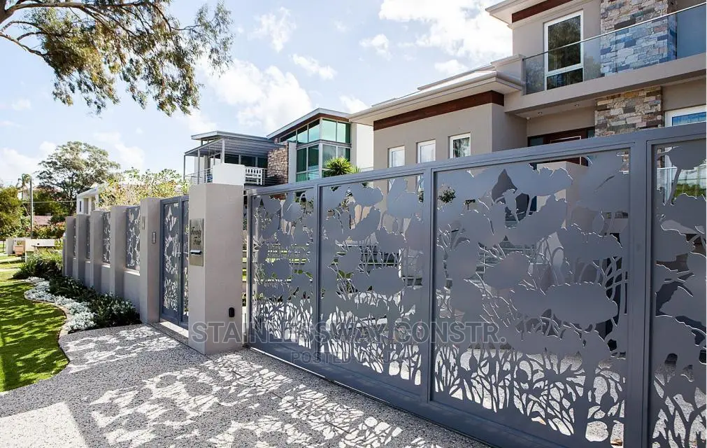 Lasercut Fence/Gate Flower Top-Notch Design