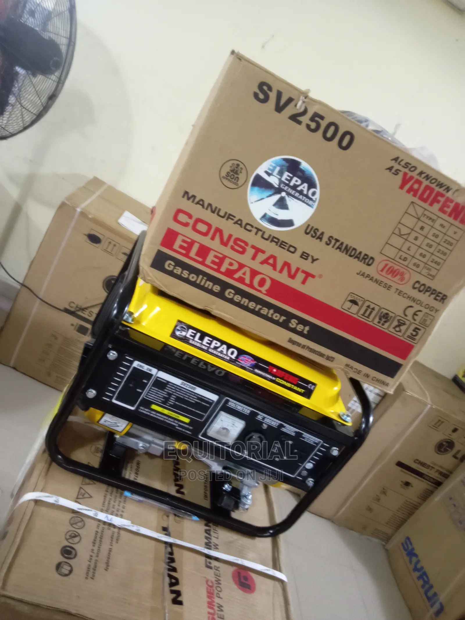 New Sv2500 Constant Yaofeng Generator Elepaq 1.8kva