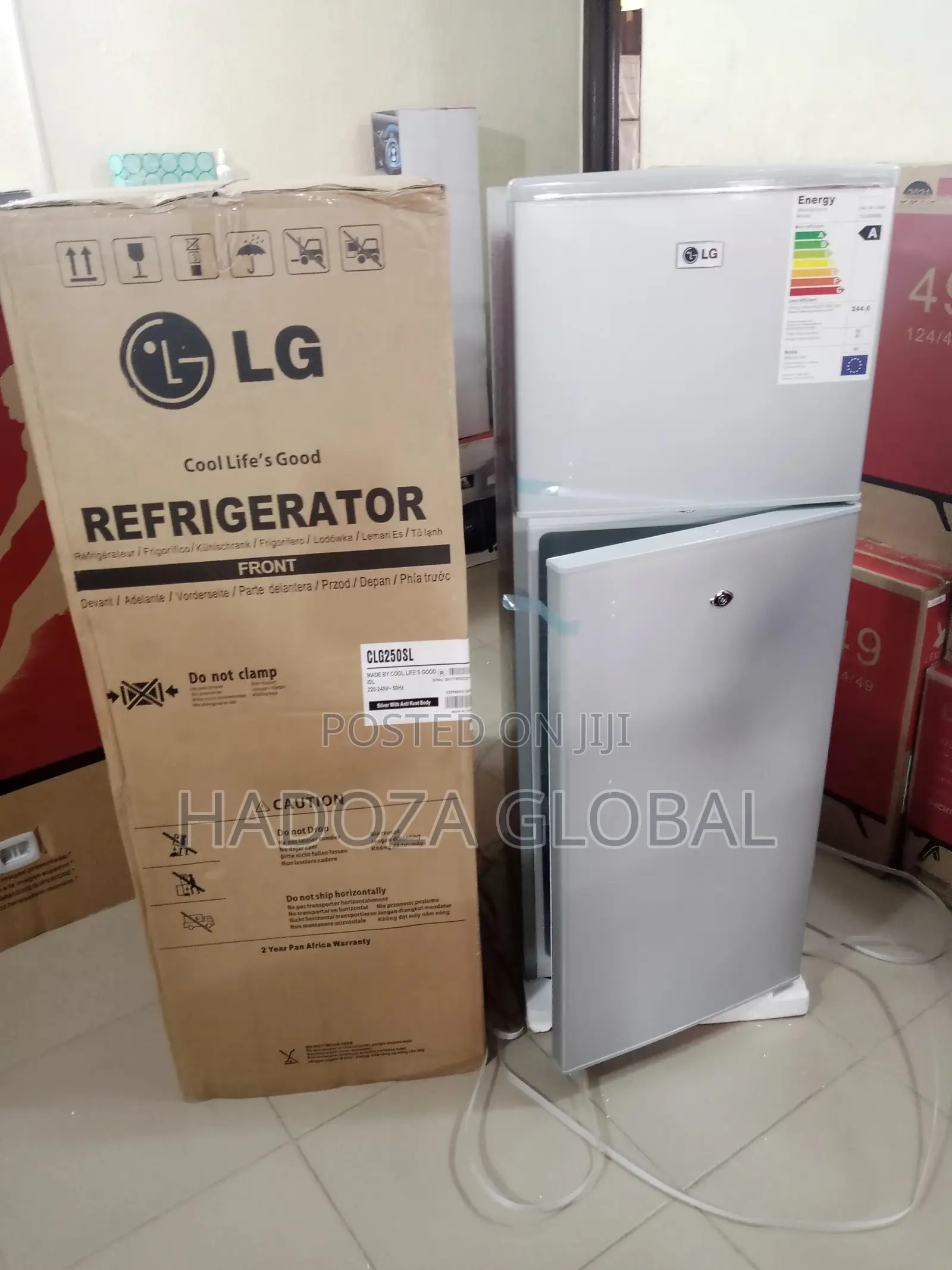 Energy Saving LG Double Door Refrigerator Clg250sl