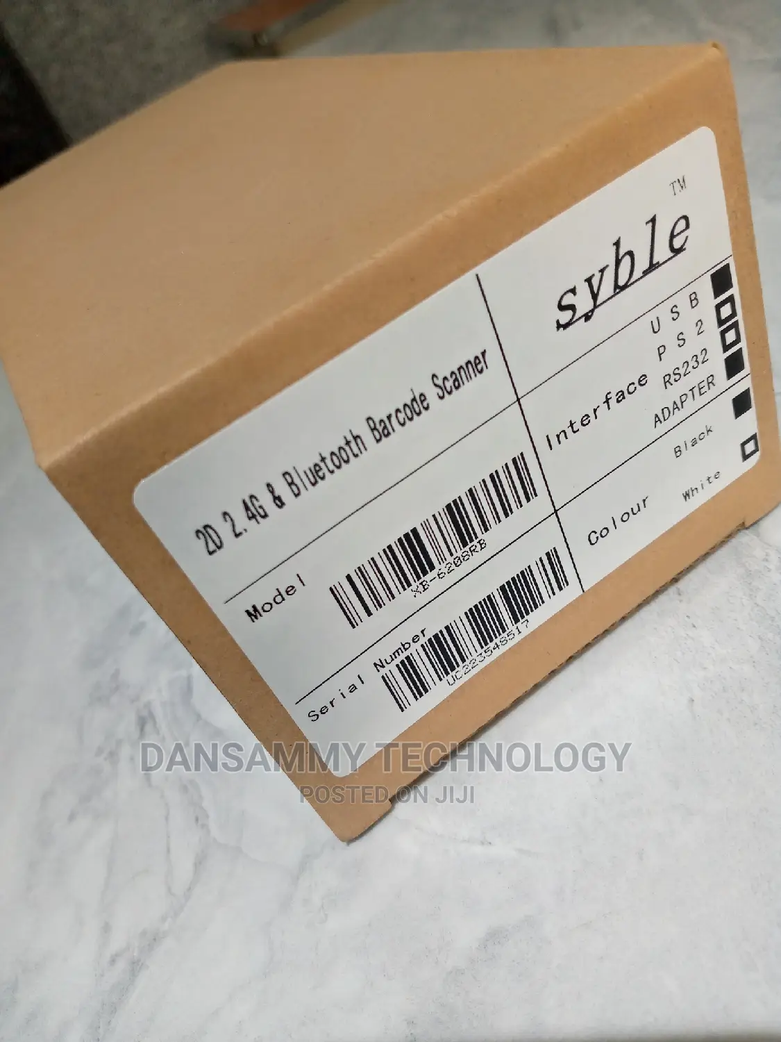 Xb-6208rb Syble Bluetooth Barcode Scanner With Battery