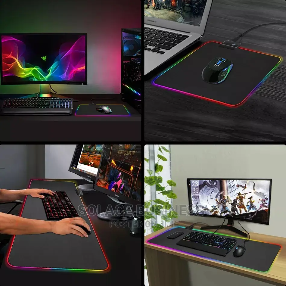 RGB Mousepad for Keyboard and Mouse - High Quality