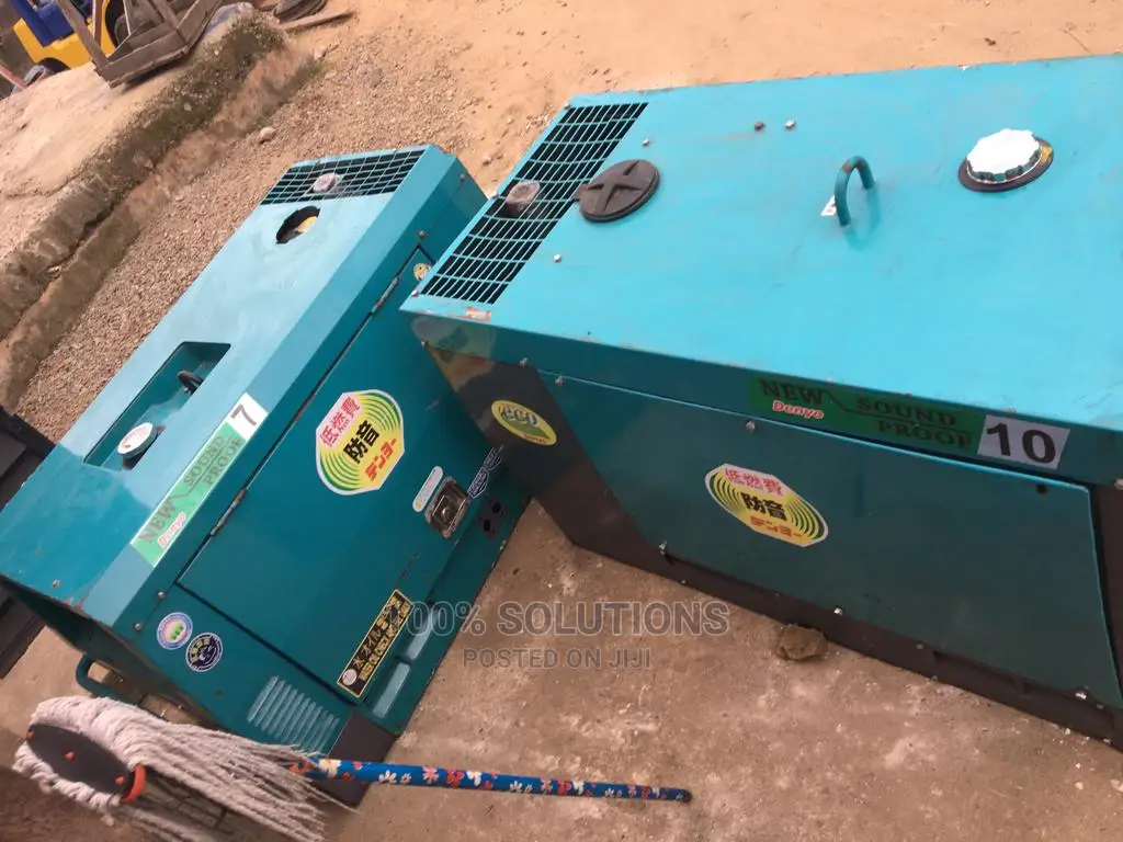 10KVA and 7KVA Denyo Sound Proof Generator for Sale