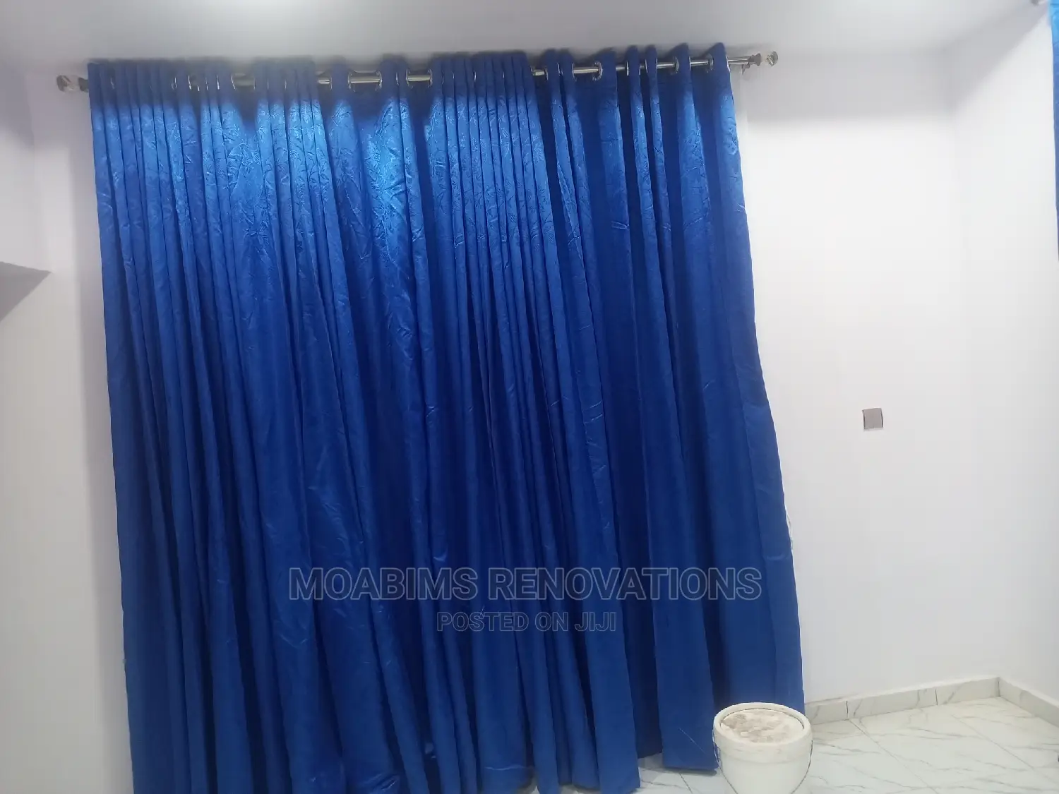 Turkish Blue Curtain Fabrics
