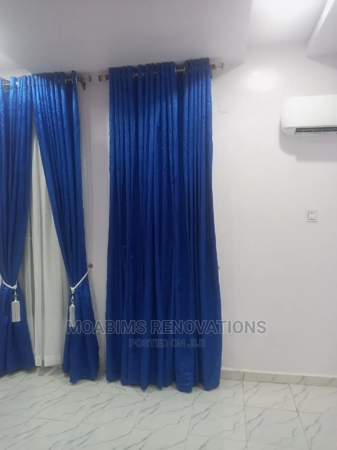 Turkish Blue Curtain Fabrics