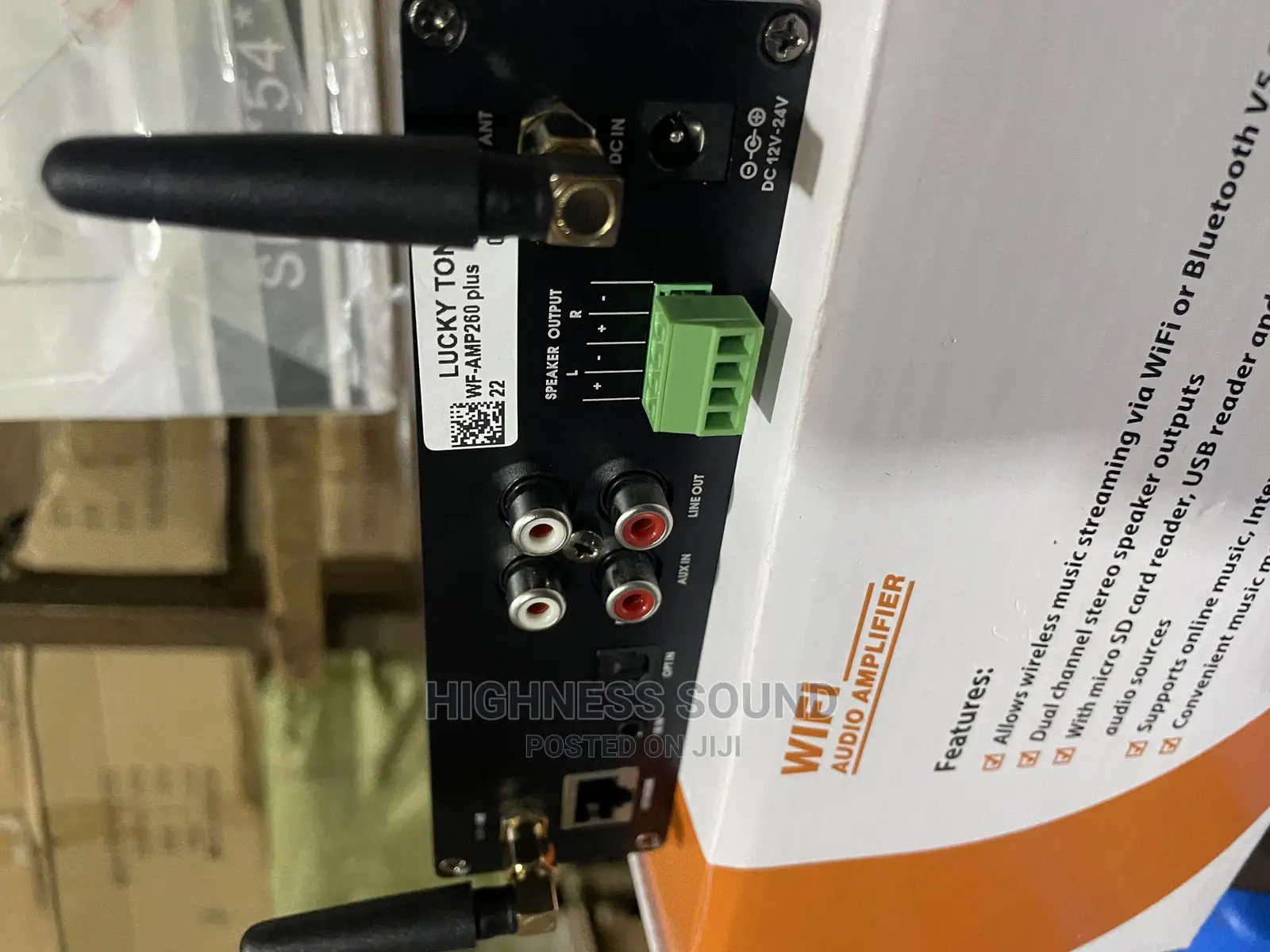 2 Zone Wifi and Bluetooth Networking Audio Amplifier