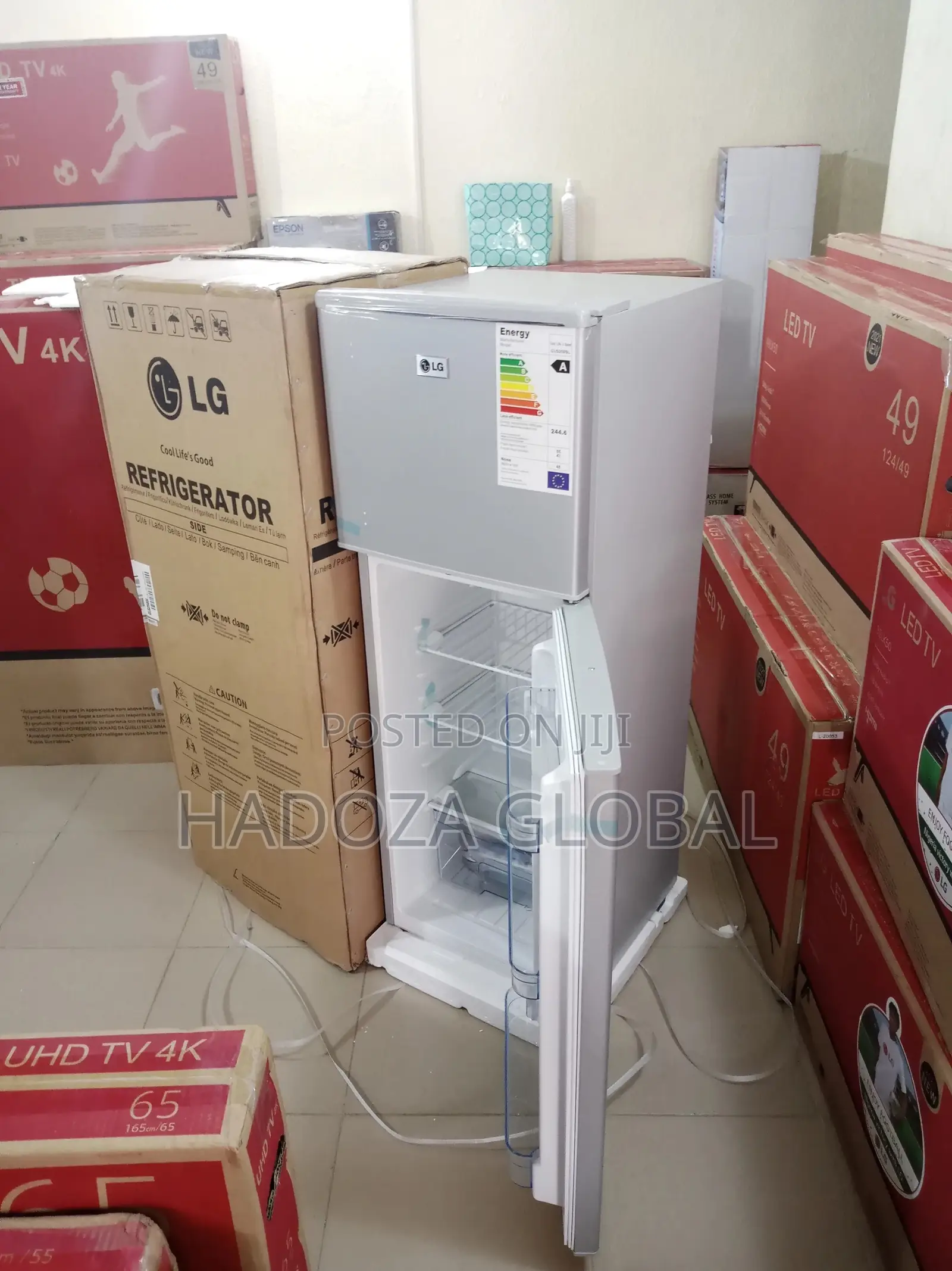 Brand New Lg Refrigerator With Double Reversible Door