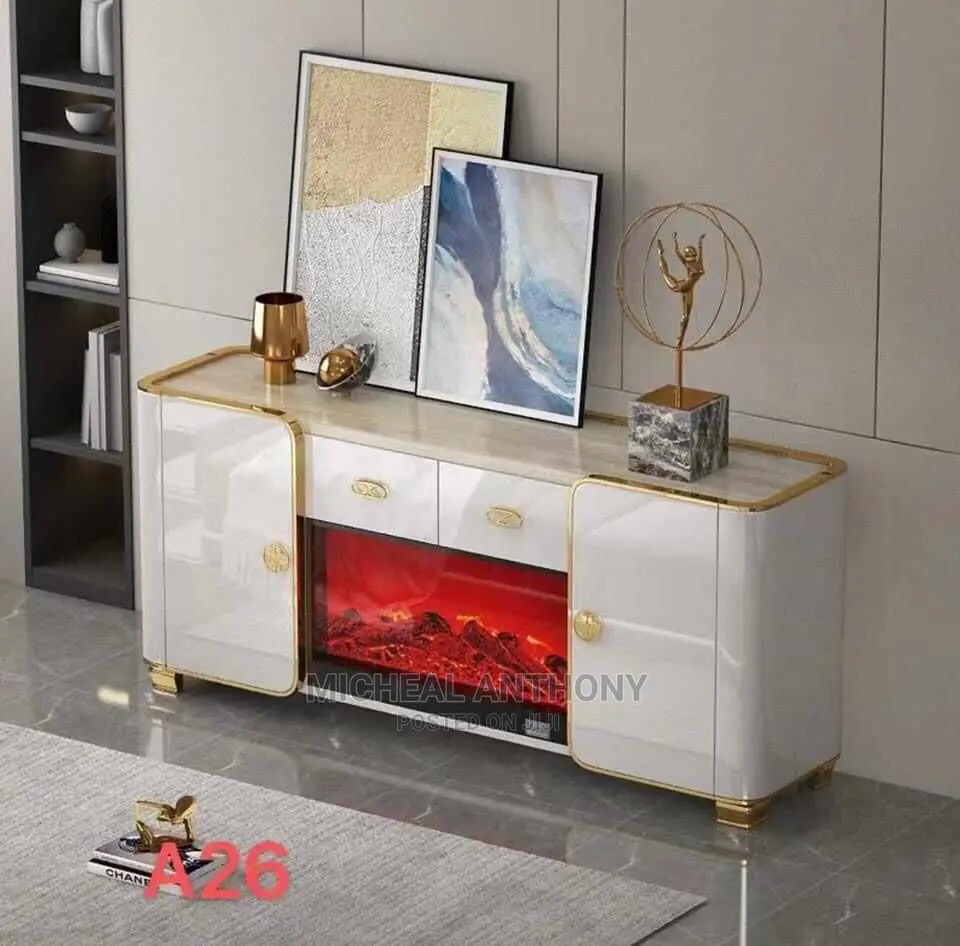 Royal Tv Stand With Fire Plate Very Unique