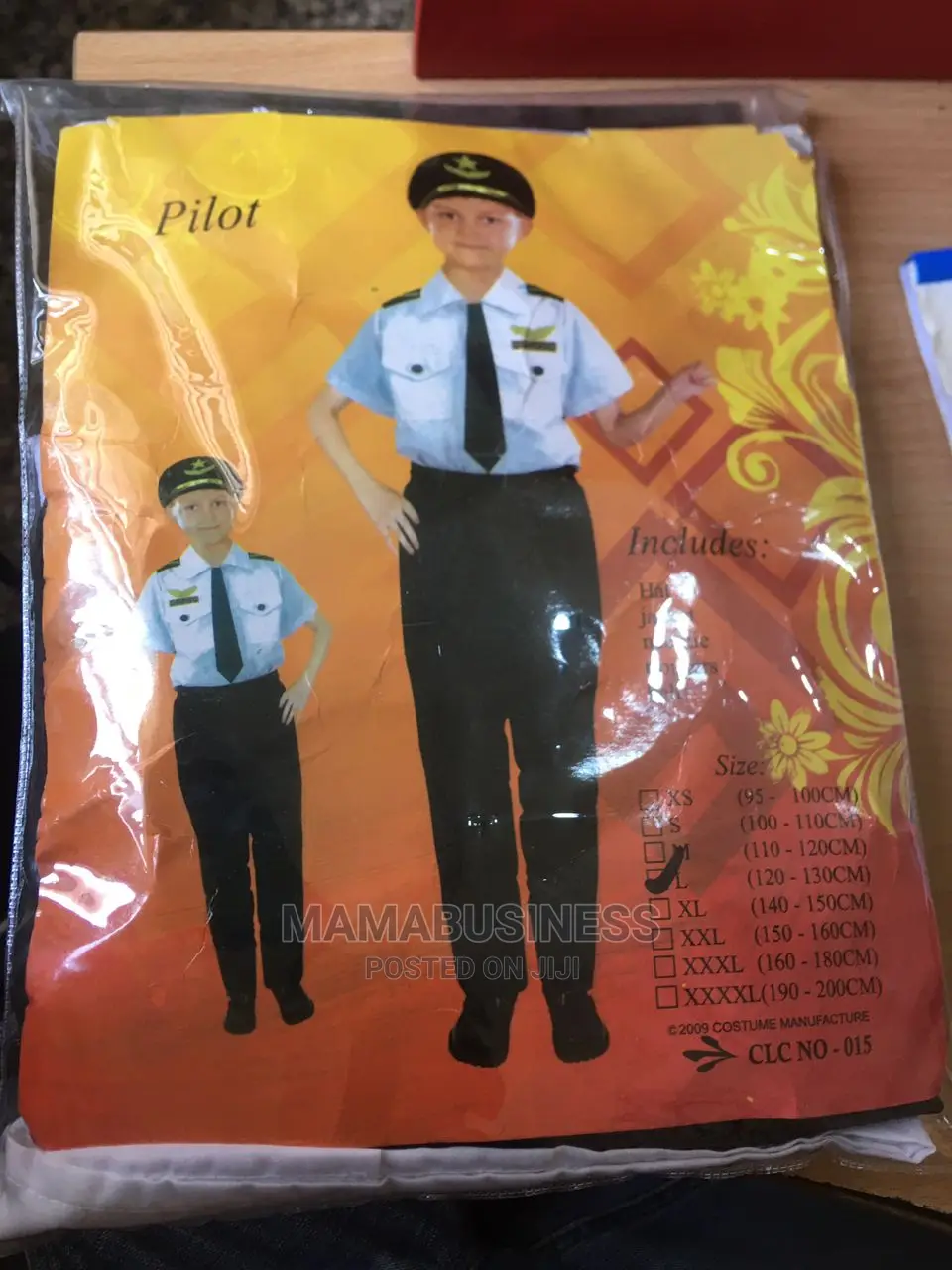 Kids Pilot Costume - L