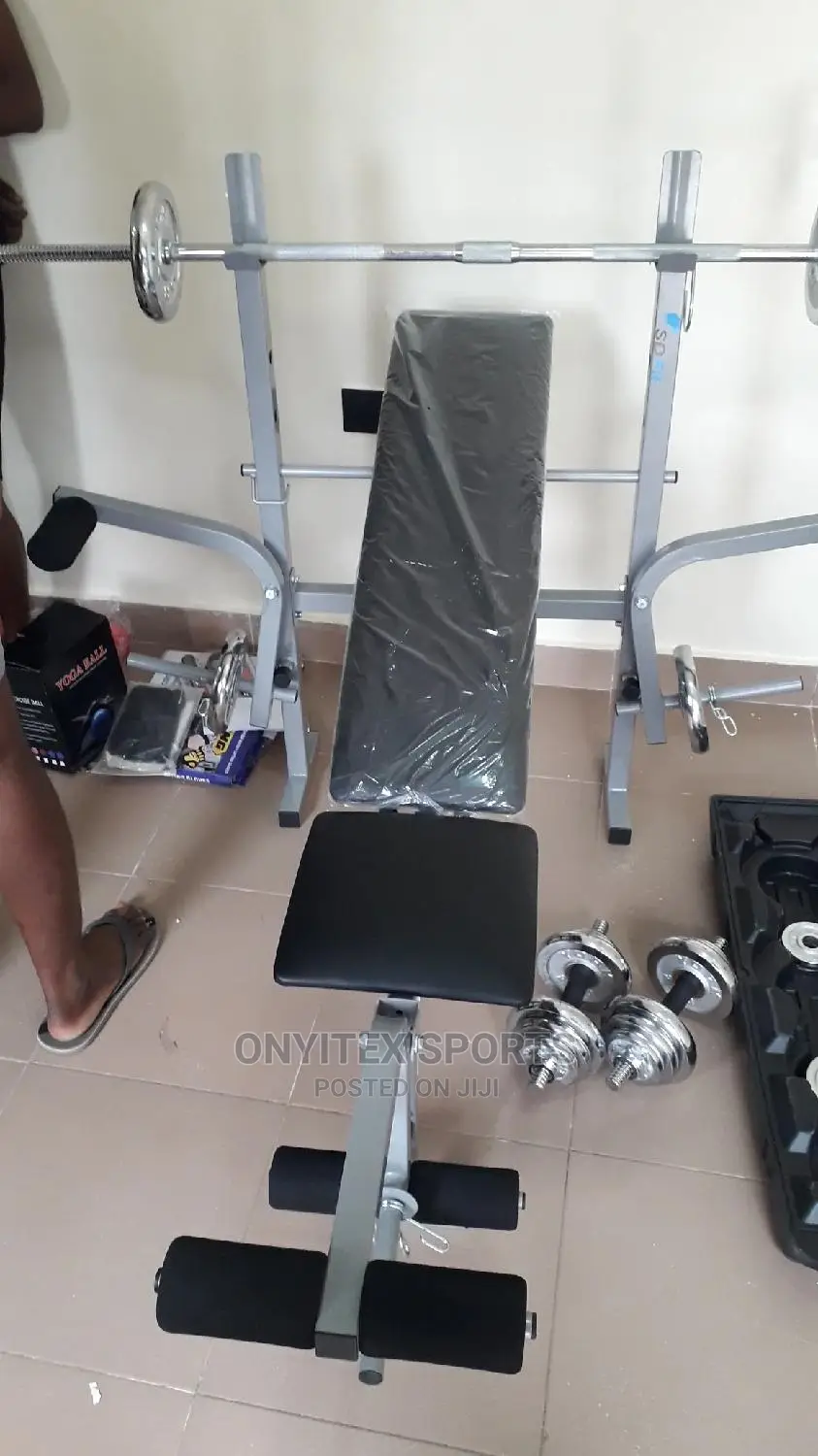 Original Weight Lifting Bench With 50kg Dumbbell