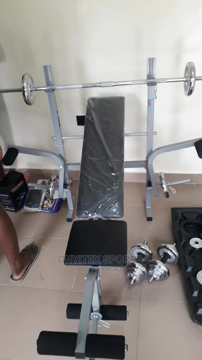 Original Weight Lifting Bench With 50kg Dumbbell